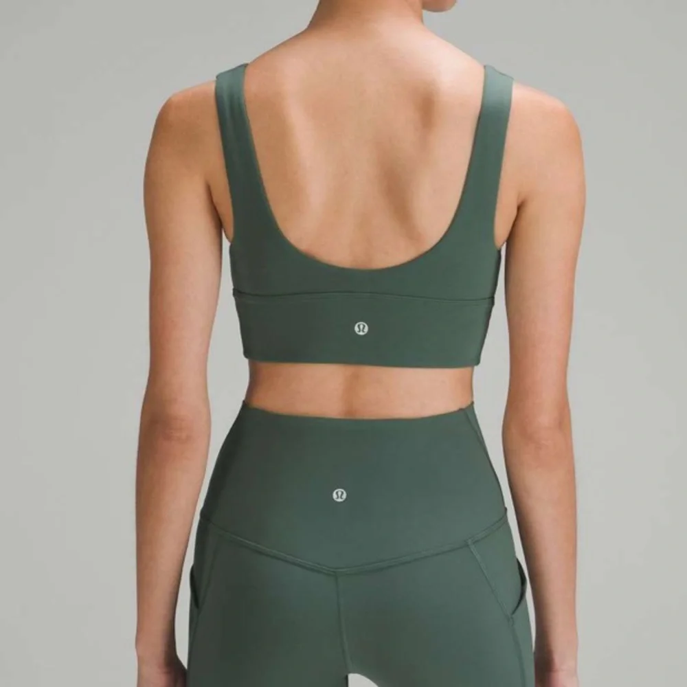 Lululemon Align V-Neck Bra *Light Support, A/B Cup Dark Forest Size 2